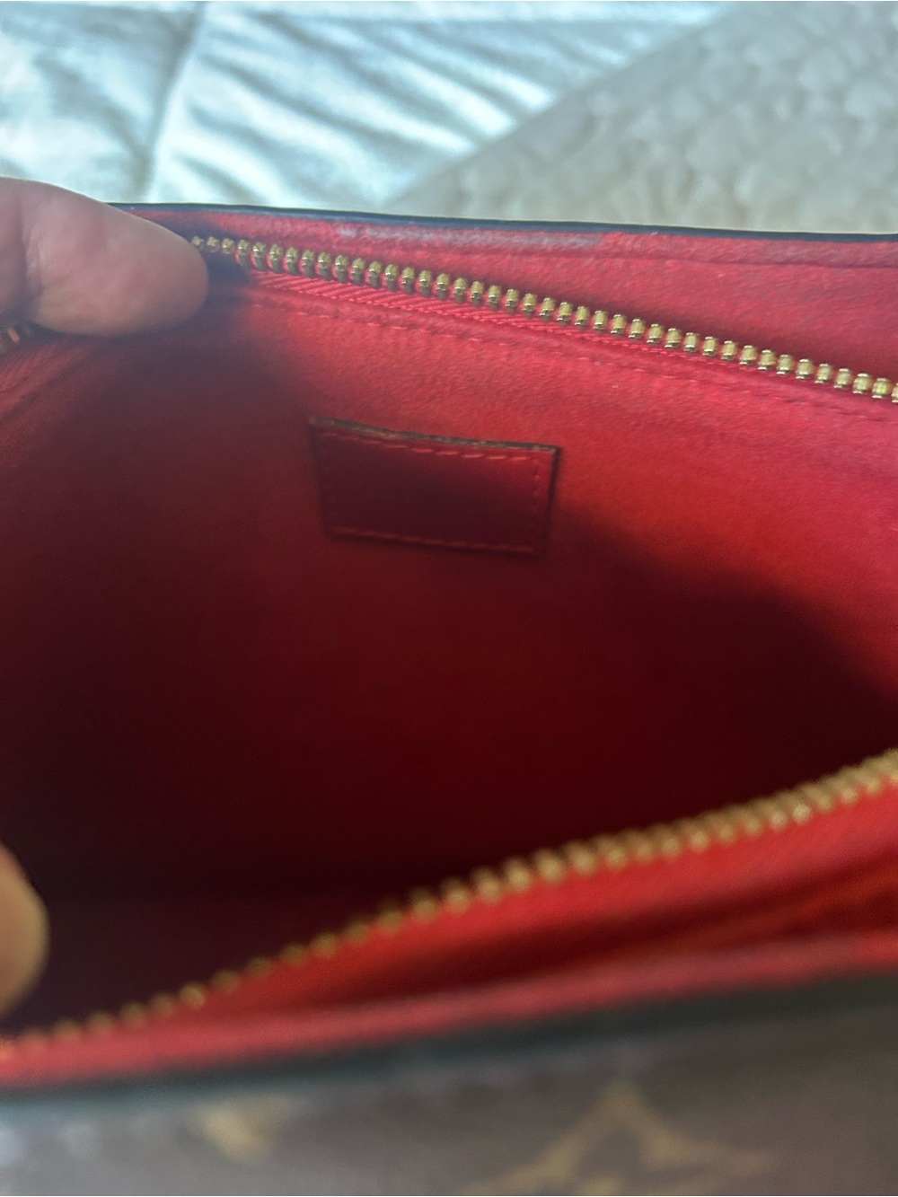 Louis Vuitton Monogram Canvas Soufflot with Red Trim - Picture 12 of 15